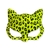 Imagem do Máscara Gatinho Mulher Gato Cores Neon com Elástico Para Carnavel Festas e Helloween