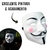 Máscara V de Vingança Anonymous Acessórios Festas e Fantasia - comprar online