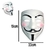 Máscara V de Vingança Anonymous Acessórios Festas e Fantasia na internet