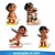 Moana Baby Princesa Disney Kit Festa Fácil Completo 40 Pçs - loja online