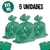 Saco de Lixo Verde 60L ou 100L M5 Coleta Seletiva 5 Unidades na internet
