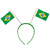 Imagem do Tiara Bandeira do Brasil e Outros Modelos Cores Verde e Amarelo 1 Un.