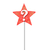 Vela de Aniversario Estrela Vermelha de Número Pavio Mágico na internet