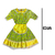 Vestido de Festa Junina Infantil Caipira Verde com Bermuda na internet