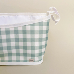 Pouch para cochecito Vichy verde - comprar online