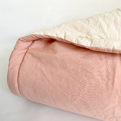 EN STOCK! Acolchado 1 y 1/2 plazas, Liso Rosa - comprar online