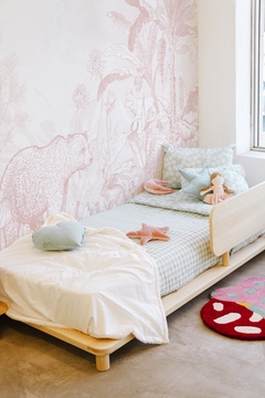 Mural NIDO rosa, colaboración con Enamorada del Muro en internet