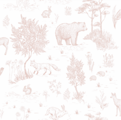 Pattern NIDO rosa, colaboración con Enamorada del Muro - tienda online
