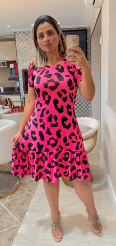 VESTIDO SARA ROSA ANIMAL PRINT