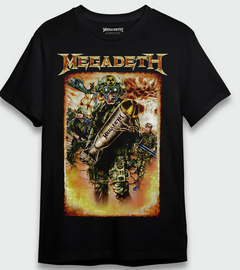 Camiseta Megadeth Camo Man (Oficial)