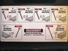 Milescraft Kit Tornillos Torx 700 Unidades 6 Medidas + 2 Puntas Torx en internet