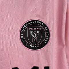 Camisa Inter Miami I 23/24 - Torcedor Adidas Masculina - Rosa com detalhes em preto - loja online