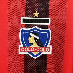 Camisa Colo Colo do Chile II 23/24 - Torcedor Adidas Masculina - Vermelha com detalhes em preto - loja online