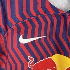 Kit Infantil Red Bull Leipzig II 23/24 - Nike - Azul com detalhes em vermelho - Skull Sports