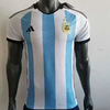 Camisa Argentina Home Copa do Mundo 2022 Atualizada 3 Estrelas
