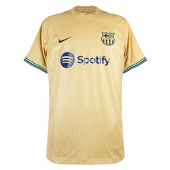 Camisa Barcelona Away 22/23 Torcedor Nike Masculina - Dourada - comprar online