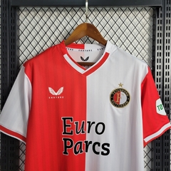 Camisa Feyenoord Home 23/24 - Torcedor Castore Masculina - Branco e Vermelho na internet