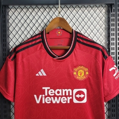 Imagem do Camisa Manchester United Home 23/24 - Torcedor Adidas Masculina - Vermelho