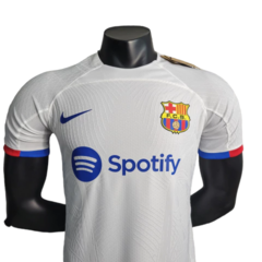 Camisa Barcelona I 23/24 Jogador Nike Masculina - Branca - Skull Sports