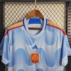 Camisa Seleção da Espanha II 22/23 - Torcedor Adidas Masculina - Azul na internet