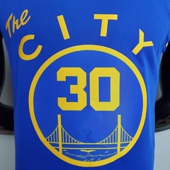 Camiseta Regata Golden State Warriors City Edition Azul - Nike - Masculina - comprar online