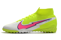 Chuteira Society Nike Mercurial Superfly 7 Elite Verde e Rosa na internet