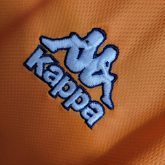 Camisa Retrô Porto II 1997/1999 - Kappa Masculina - Laranja com detalhes em azul - Skull Sports