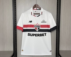 Camisa São Paulo FC Home Com Patrocínios 24/25 - Torcedor Masculina