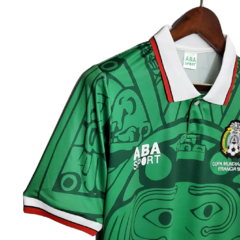 Camisa Retrô Seleção do México 1998 - Aba Sport Masculina - Verde - loja online