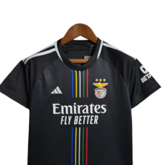 Kit Infantil Benfica II 23/24 - Adidas - Preto - Skull Sports