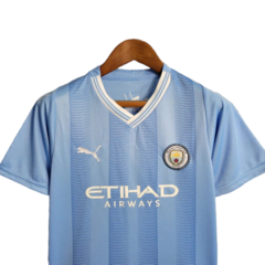 Kit Infantil Manchester City I Puma 23/24 - Azul na internet