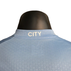 Camisa Manchester City I 23/24 Jogador Puma Masculina - Azul - Skull Sports