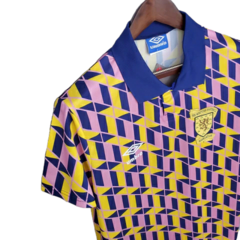 Camisa Escócia Retrô 1988/1989 Amarela - Umbro - Skull Sports