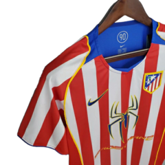 Camisa Atlético de Madrid Retrô 2004/2005 Vermelha e Branca - Nike - Skull Sports