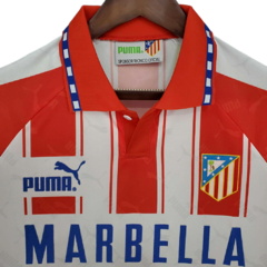 Camisa Atlético de Madrid Retrô 1994/1995 Branca e Vermelha - Puma na internet