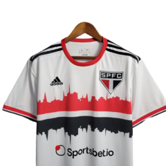 Camisa São Paulo Edição Especial I 23/24 - Torcedor Adidas Masculina - Branca com detalhes em vermelho e preto - Skull Sports