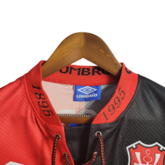 Camisa Retrô Flamengo II 1994 - Umbro Masculina - Vermelha e preta - loja online