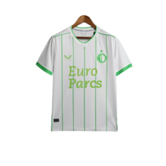 Camisa Feyenoord Rotterdam IIl 23/24 - Torcedor Castore Masculino - Branca com detalhes em verde