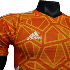 Camisa Argélia III 23/24 - Jogador Adidas Masculina - Laranja com detalhes em branco - Skull Sports