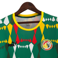 Camisa Seleção do Senegal II 23/24- Torcedor Puma Masculina - Verde com detalhes em branco e vermelho e amarelo na internet