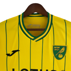 Camisa Norwich City I 22/23 - Torcedor Joma Masculina - Amarela com detalhes em verde e preto na internet