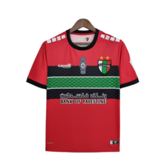 Camisa Desportivo Palestino Edição Especial 22/23 - Torcedor Capelli Masculina - Vermelha com detalhes em verde e preto