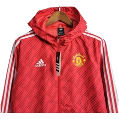 Jaqueta Corta-Vento Manchester United 23/24 - Masculina Adidas - Vermelha na internet