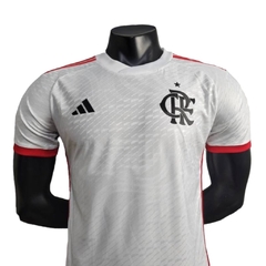 Camisa Flamengo II 24/25 - Jogador Adidas Masculina - Branca com detalhes em vermelho - comprar online