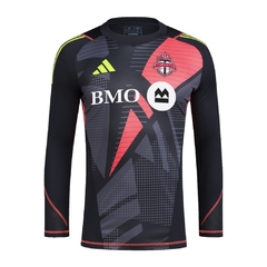 Camisa Toronto FC Goleiro 24/25 manga longa - Torcedor Adidas Masculina - Preta com detalhes em vermelho e amarelo