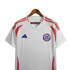 Camisa Chile II 24/25 - Torcedor Adidas Masculina - Branca com detalhes em vermelho na internet