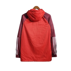 Jaqueta Corta-Vento Bayern de Munique 23/24 - Masculina Adidas - Vermelha e vinho - comprar online