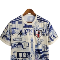 Camisa Japão Edição especial 24/25 - Torcedor Adidas Masculina - Branca com detalhes em azul na internet