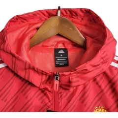 Imagem do Jaqueta Corta-Vento Manchester United 23/24 - Masculina Adidas - Vermelha