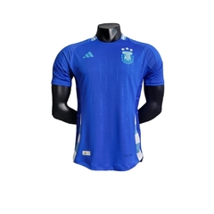 Camisa Seleção Argentina II 24/25 - Jogador Adidas Masculina - Azul com detalhes em azul claro e branco